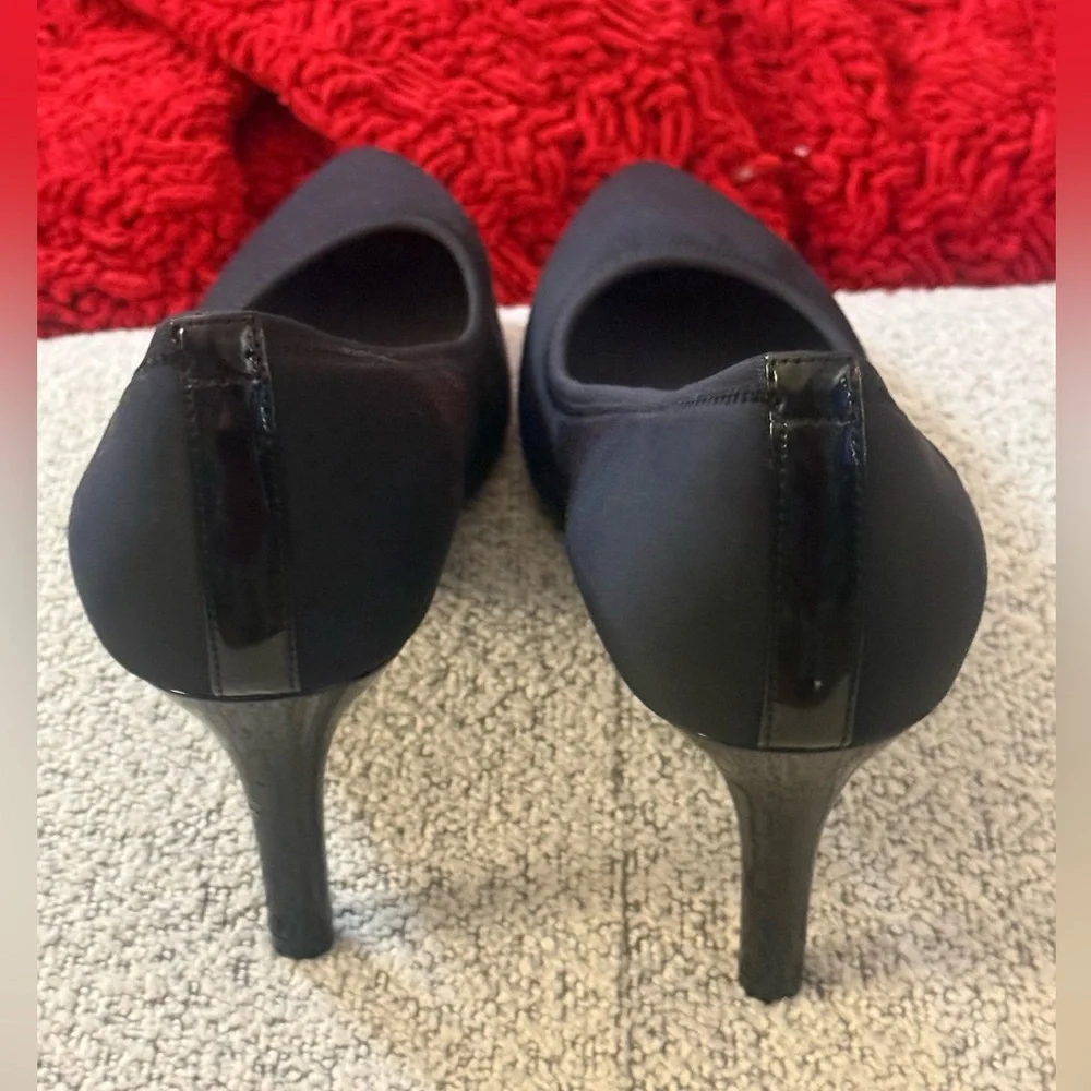 Rockport Womens Total Motion 75mm Pointed Toe Heel Shoe Black Size 9.5 US